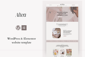 Altea | WordPress, Elementor pro