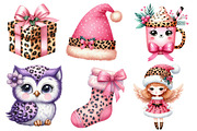 Kawaii Coquette Christmas Clipart, an Illustration by Designworld (Thumbnail 5 of 6)