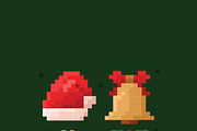 Flat Pixel Christmas Collection, an Object Graphic by MISS CHATZ (Thumbnail 3 of 3)