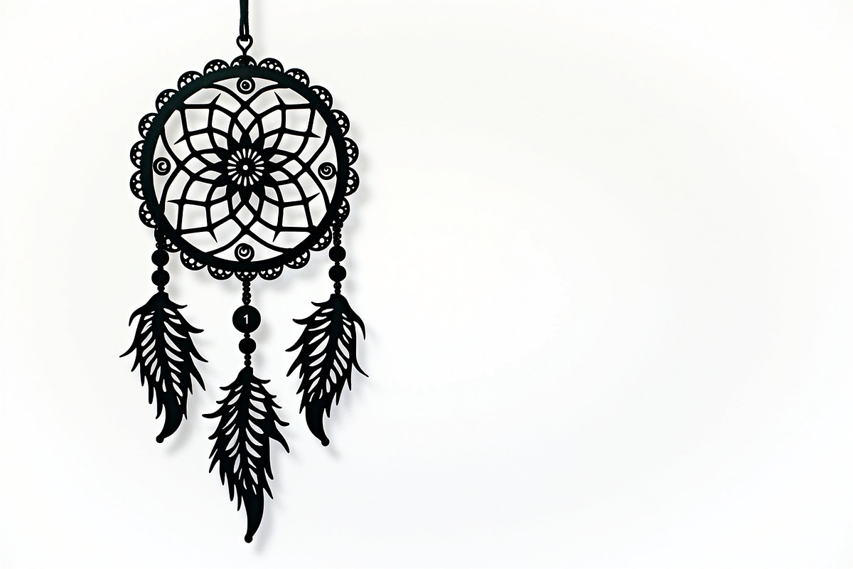 Scandinavian Unique Dreamcatcher, an Illustration by Amazin_art (Photo 6 of 26)