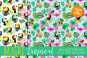 Tropical Patterns and Digital Papers, a Pattern Graphic by PinkPueblo (Thumbnail 2 of 3)