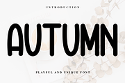 Autumn, a Serif Font by FreshTypeINK (Thumbnail 1 of 8)
