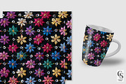 Multicolor Chikankari Embroidery, a Pattern Graphic by Creative Store (Thumbnail 3 of 5)