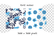 Winter horse pattern svg, a Pattern Graphic by Lucyinyourheart (Thumbnail 5 of 8)