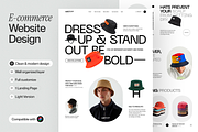 E-commerce Landing Page, a Websites & App Template by sajon.co (Thumbnail 1 of 2)