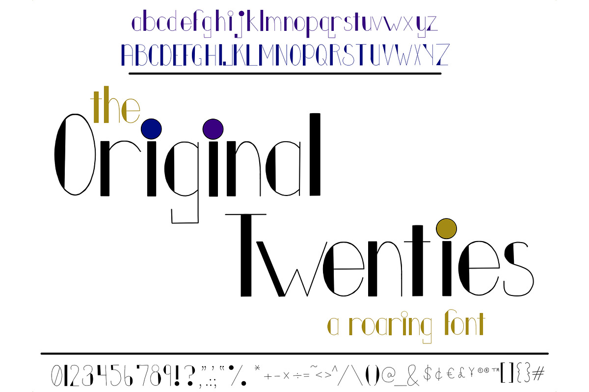 Font Original Twenties Art Deco, a Script Font by PageLightStudios (Photo 4 of 4)