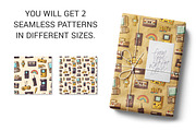 The 90's Seamless Pattern., a Pattern Graphic by Nomber_86 (Thumbnail 2 of 2)