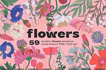 Modern Botanical Floral Illustration by  in Illustrations