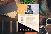 Masculine Media Kit Template, a Presentation Template by Graphic Template Co (Thumbnail 2 of 3)