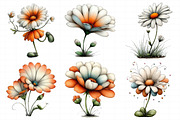 Whimsical Spring Daisy Flower Clipar, an Illustration by Daily.Designs (Thumbnail 4 of 8)