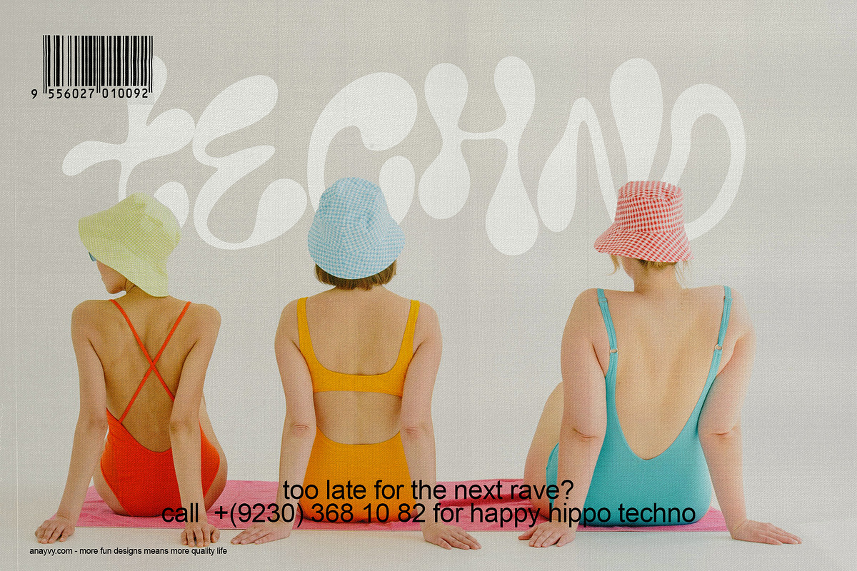 Rendi Wendy a chunky trippy font, a Font by ana & yvy (Photo 7 of 13)