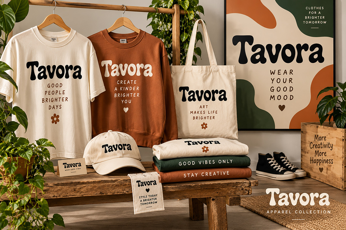 Tavora – Playful Bold Display Font, a Script Font by Wow Magic (Photo 3 of 5)