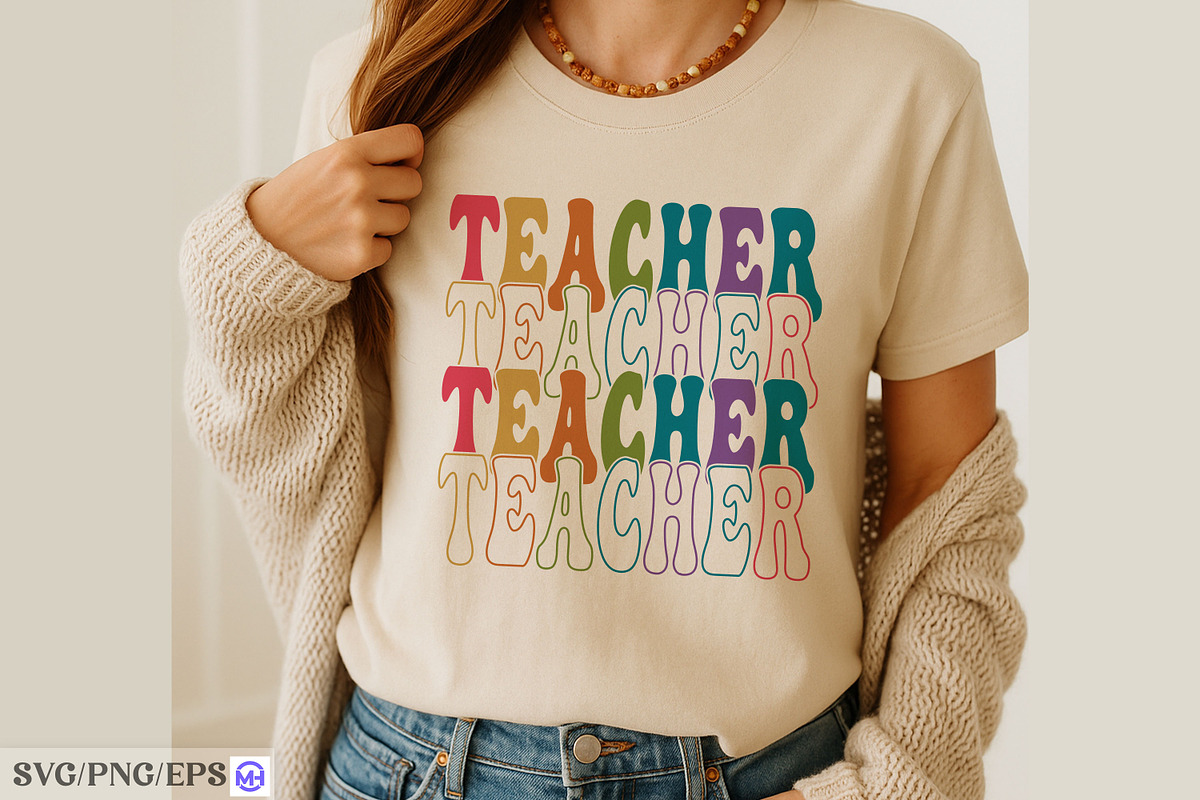 Teacher SVG Inspirational & Funny, a Graphic by mh_arif (Photo 4 of 4)