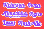 Vendalita – Retro Bold Script, a Script Font by Almarkhatype (Thumbnail 3 of 11)