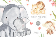 Animal BUNDLE. Watercolor, an Animal Illustration by OlliArtDesign (Thumbnail 7 of 17)