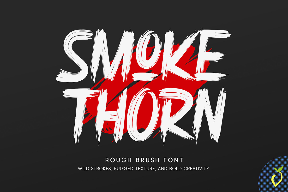 Smoke Thorn | Brush Font, a Handwritten Font by Lemonthe (Photo 1 of 7)