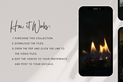 Black Aesthetic 1: 10 Video Clips, a Social Media Template by sociallyswanky (Thumbnail 3 of 5)
