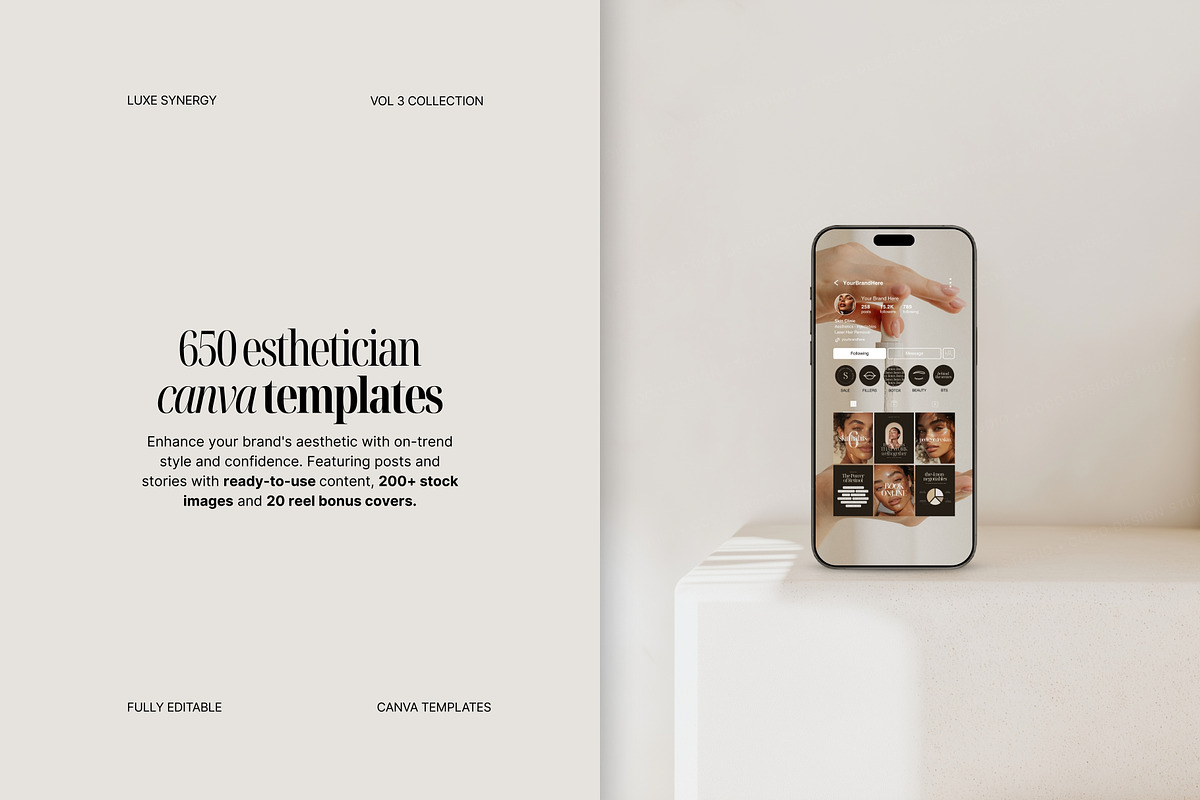 650 Skincare Instagram Templates, a Social Media Template by COCO Designs (Photo 4 of 26)