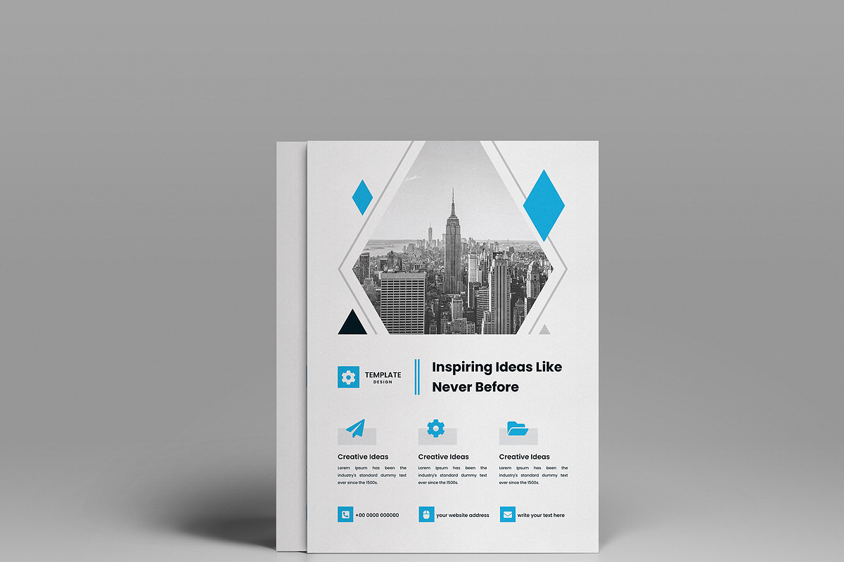 Minimal Clean Business Flyer Design, a Flyer Template by mijli (Photo 14 of 19)