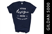 Gildan 5000 Mockup TShirt Bundle, a Shirt Mockup by lock and page (Thumbnail 7 of 22)