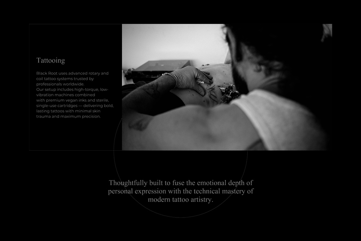 Tattoo Studios Landing Page Design, a Landing Page Template by Wencory (Photo 3 of 3)