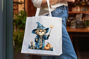 Halloween Wizard Animal Clipart, a Seasonal Illustration by fashionaddict (Thumbnail 6 of 7)