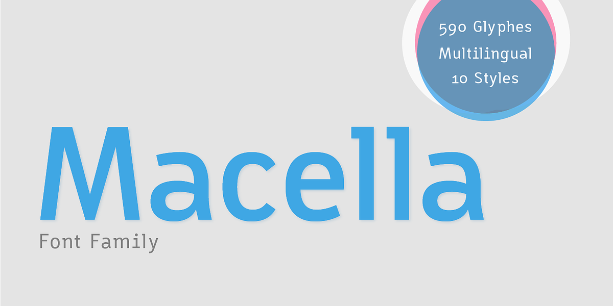 Macella, a Sans Serif Font by VivalaType (Photo 1 of 7)