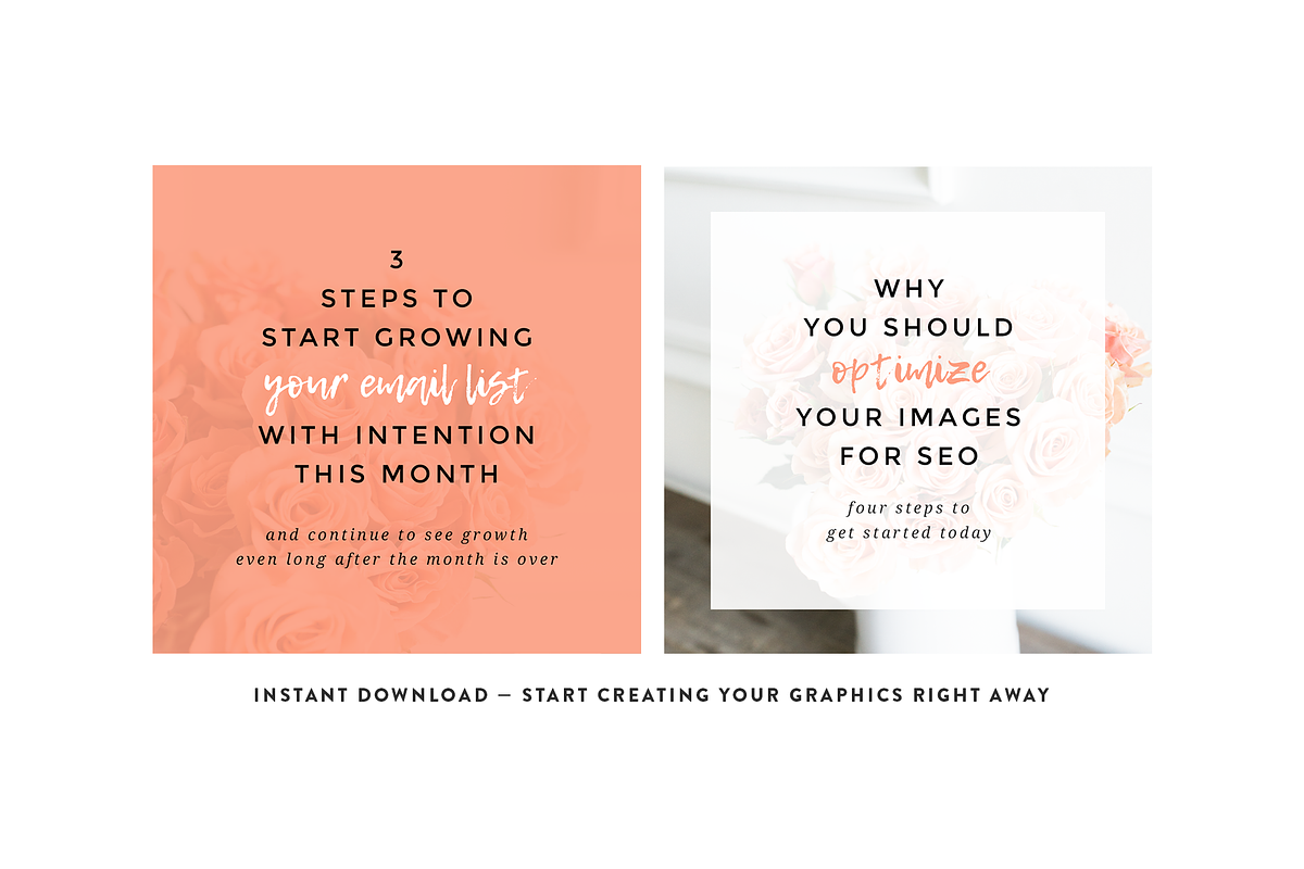 Lauren Loves Instagram Templates, a Social Media Template by Coded Creative (Photo 3 of 5)