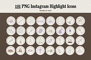 Vintage Aesthetic Highlight Icons, an Outline Icon by Marcia B Studio (Thumbnail 2 of 7)