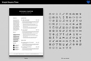 Simple Resume 3, a Resume Template by ikono.me (Thumbnail 5 of 6)
