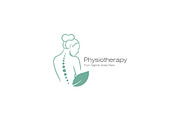 Physiotherapy & Spinal Care Logo, a Branding & Logo Template by YUDesignStore (Thumbnail 1 of 10)