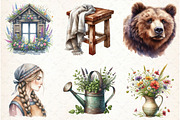 Nordic Summer Element Clipart, an Illustration by Libby Wishes (Thumbnail 6 of 6)