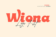 Wiona – Cute Chubby Font, a Sans Serif Font by Salamahtype (Thumbnail 1 of 8)