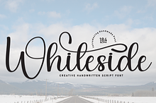 Whiteside | Script Font