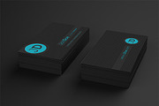 Dark Bussines Card Template, a Business Card Template by PRtopdesign (Thumbnail 2 of 3)