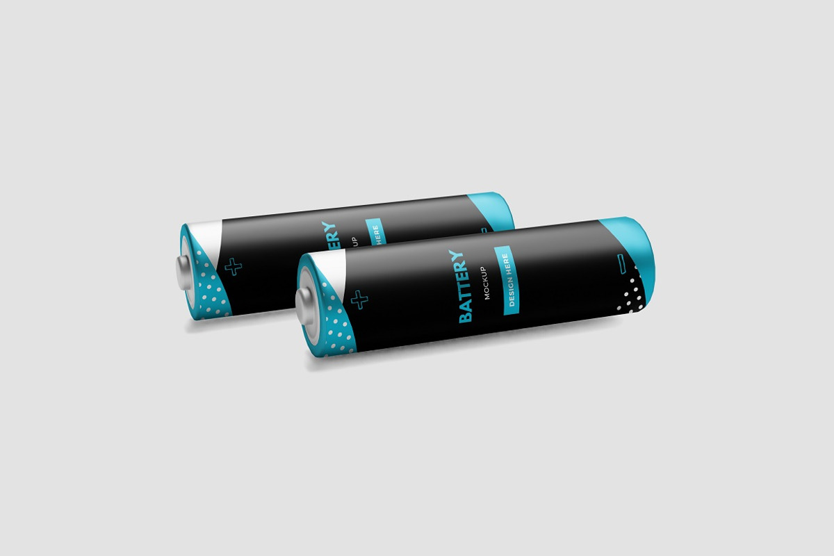 Battery Mockup, a Household Mockup by YurnalisPerix (Photo 4 of 5)