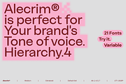 Alecrim, a Sans Serif Font by Latinotype (Thumbnail 10 of 12)