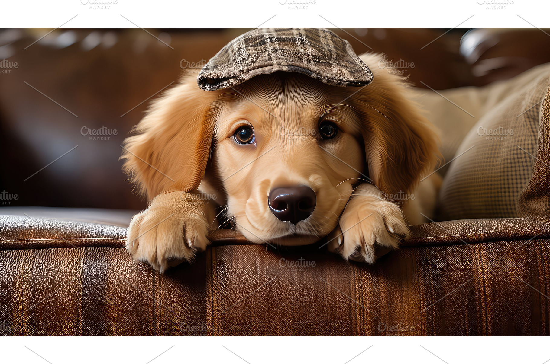 pet dog hat ai generated, an Animal Photo by pikepicture