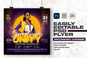 DJ Night PSD Party Flyer Design, a Flyer Template by Shajib Shikder (Thumbnail 1 of 2)