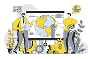 Business Outline Illustrations, a Templates & Theme by alexdndz (Thumbnail 27 of 52)
