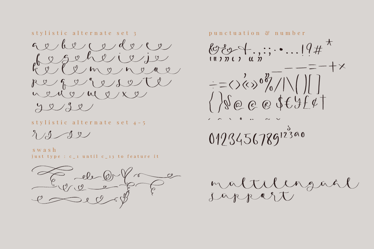 Curly Script | A Handwritten Font, a Script Font by Colllab Studio (Photo 8 of 19)