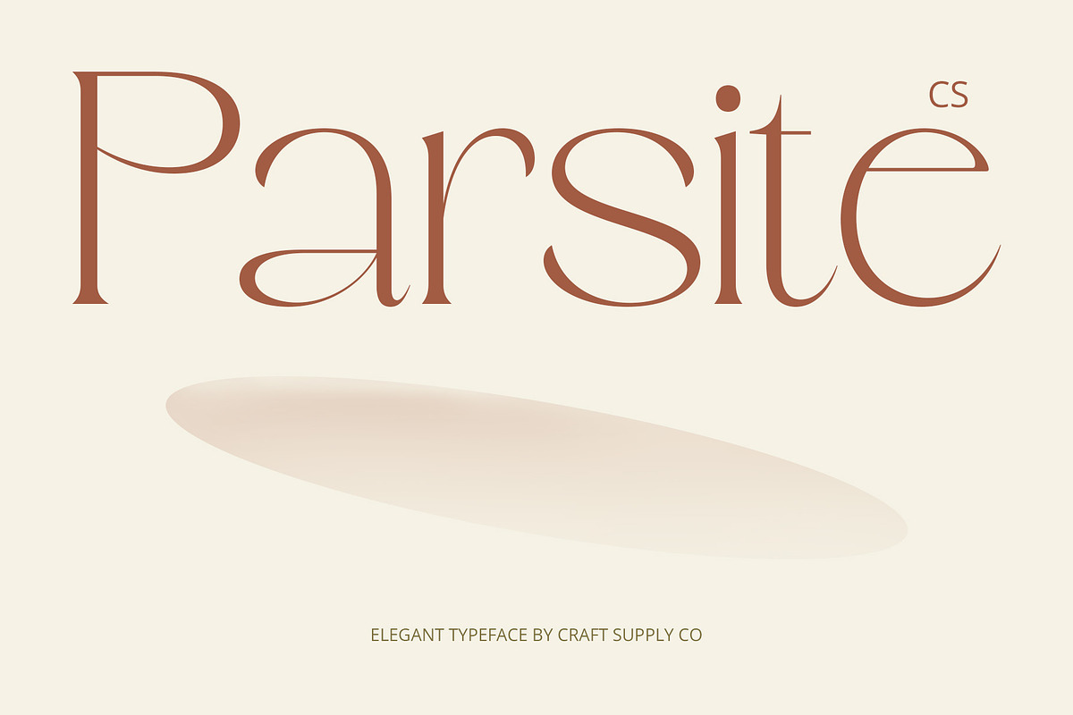 CS Parsite – Elegant Font, a Serif Font by Craft Supply Co. (Photo 1 of 8)