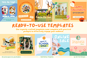 Kids Theme Instagram Post Templates, a Social Media Template by Hell Yeah Designs (Thumbnail 12 of 14)