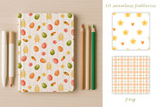 Easter Bunny & Carrots Patterns, a Pattern Graphic by ArtGiftsStudio (Thumbnail 4 of 5)