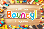 Bouncyl Joy & Fun Font, a Handwritten Font by fontmuse (Thumbnail 1 of 4)