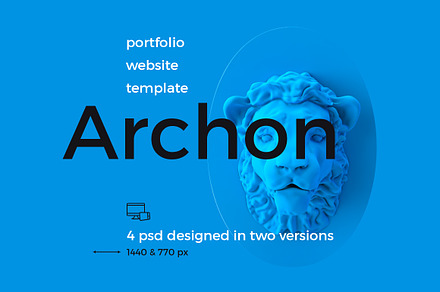 Archon PSD portfolio theme