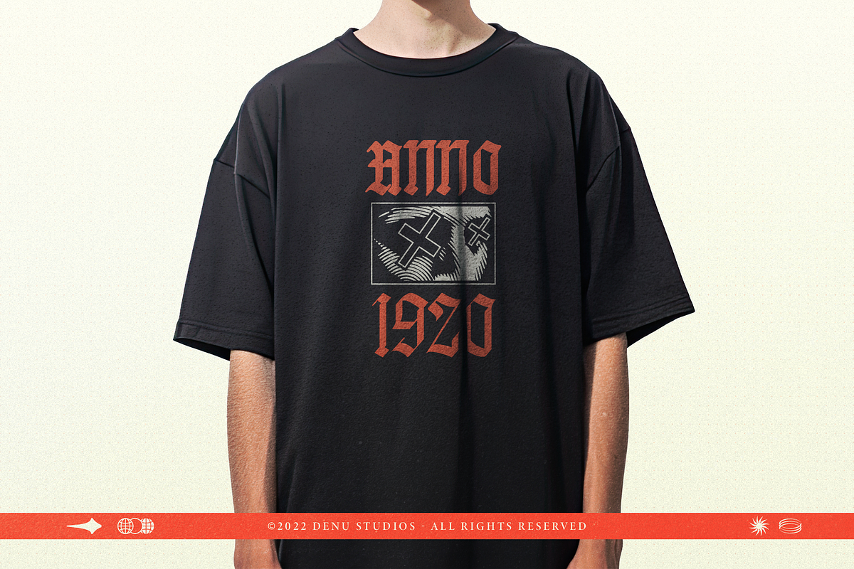 Raquens | Blackletter Display, a Blackletter Font by Denustudios (Photo 6 of 9)