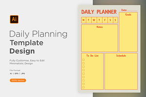 Daily Planner Sheet Design -13