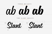 Magneton Light Slanted, a Script Font by Mika Melvas (Thumbnail 2 of 13)
