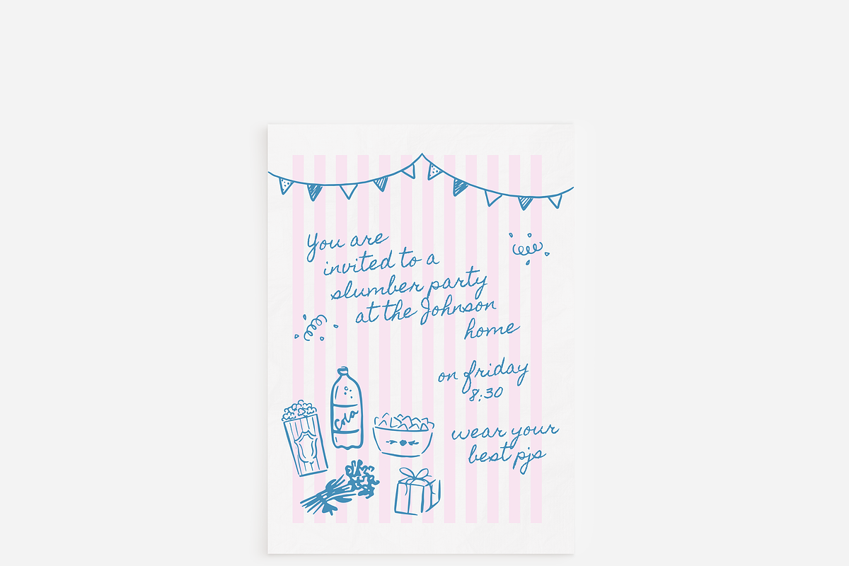 Sleepover Clipart, an Icon by Jordyn Grace Design (Photo 5 of 7)